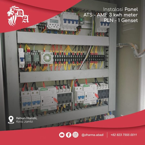 Instalasi Panel Ats Amf Kwh Meter Pln Genset Cv Dharma Abadi