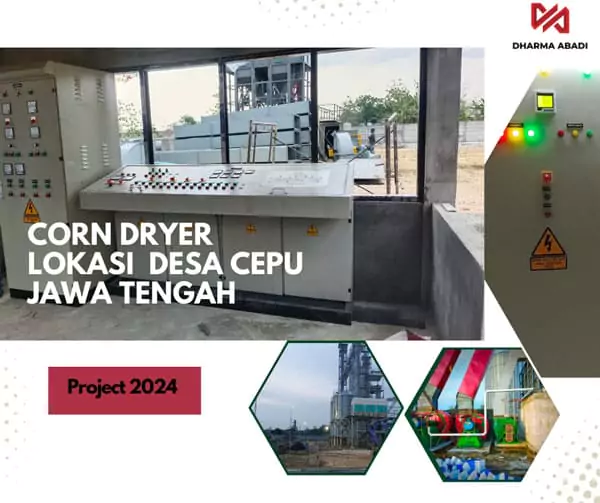 Project Corn Dryer di Desa Cepu Jawa Tengah